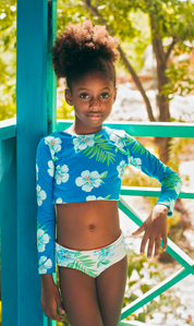 Sun Bikini Hibiscus Blue