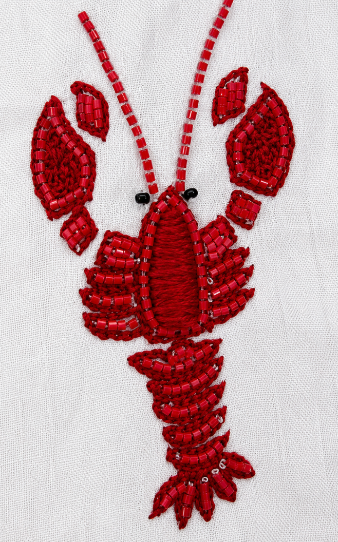 Red Lobster Button Shirt
