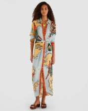 Beaches Path Multicolor Maxi Dress