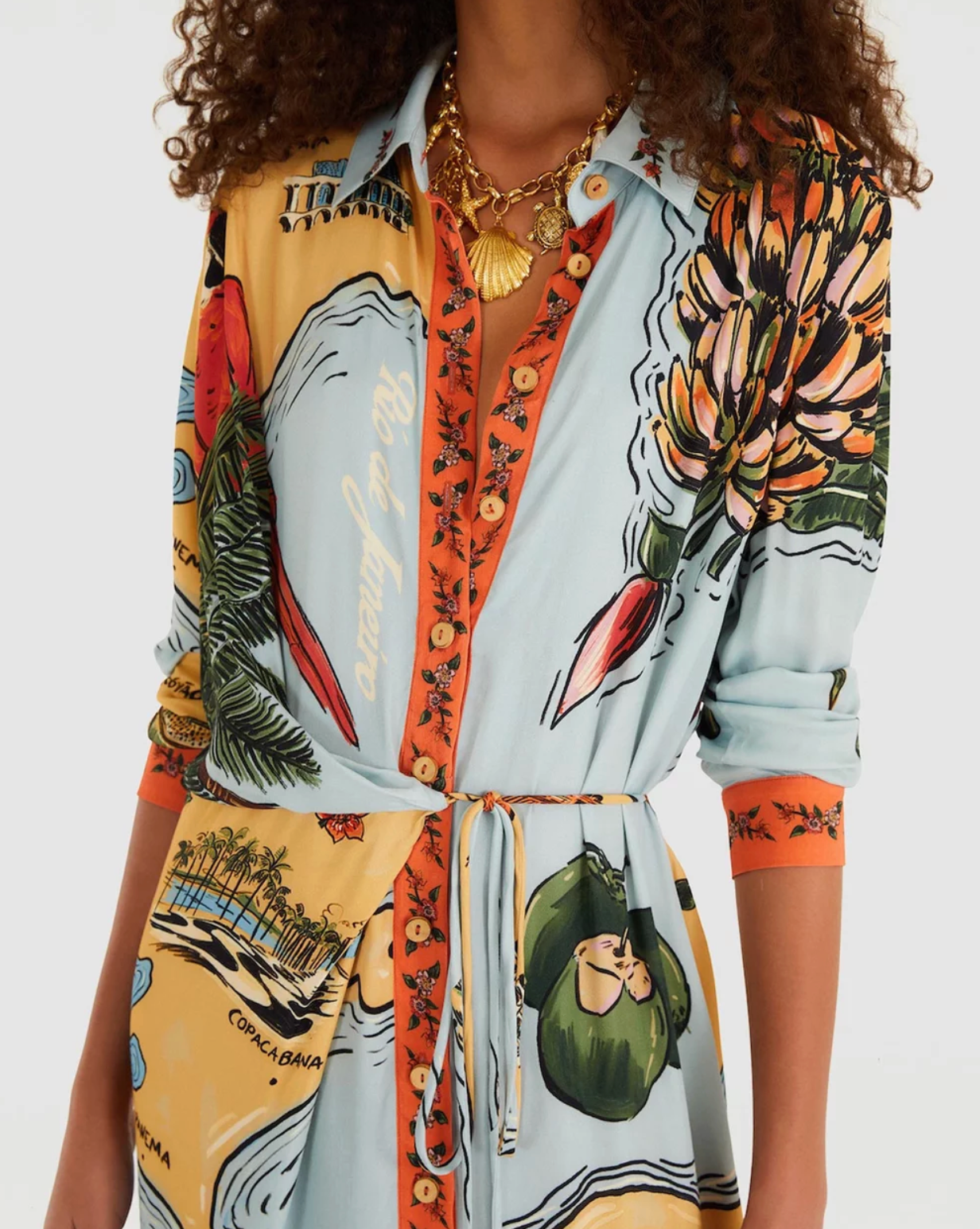 Beaches Path Multicolor Maxi Dress