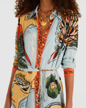Beaches Path Multicolor Maxi Dress