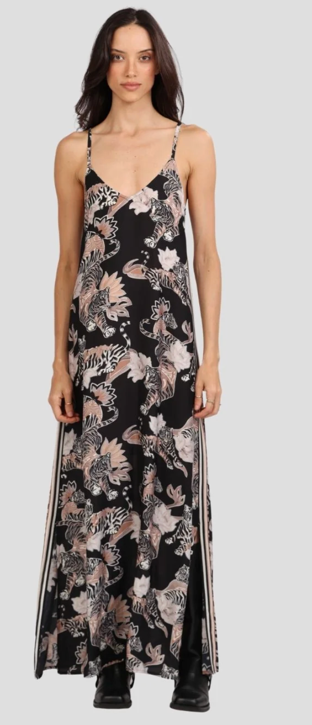 Dress Lotus Tiger Black