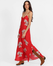 Dress Cleo Panther Red