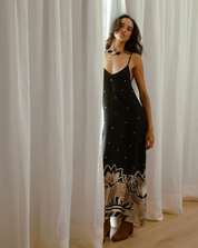 Silk Dress Tiger Eclipse