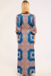 Farrah Dress Shapphire Satin