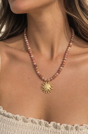 Rodolita Sun Necklace