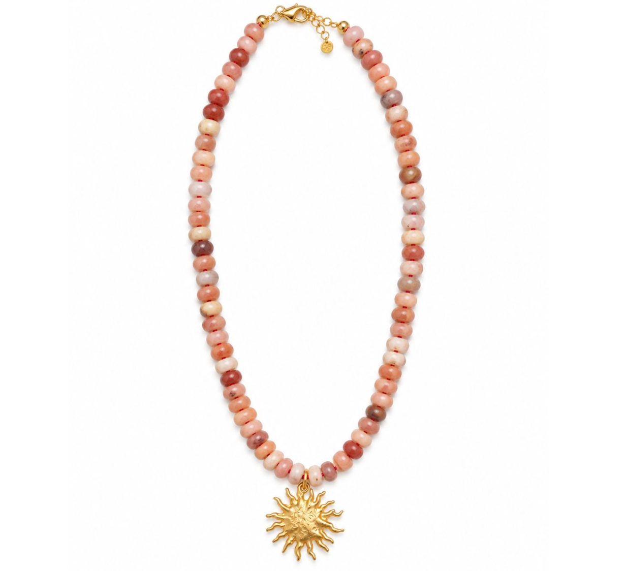 Rodolita Sun Necklace
