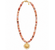 Rodolita Sun Necklace