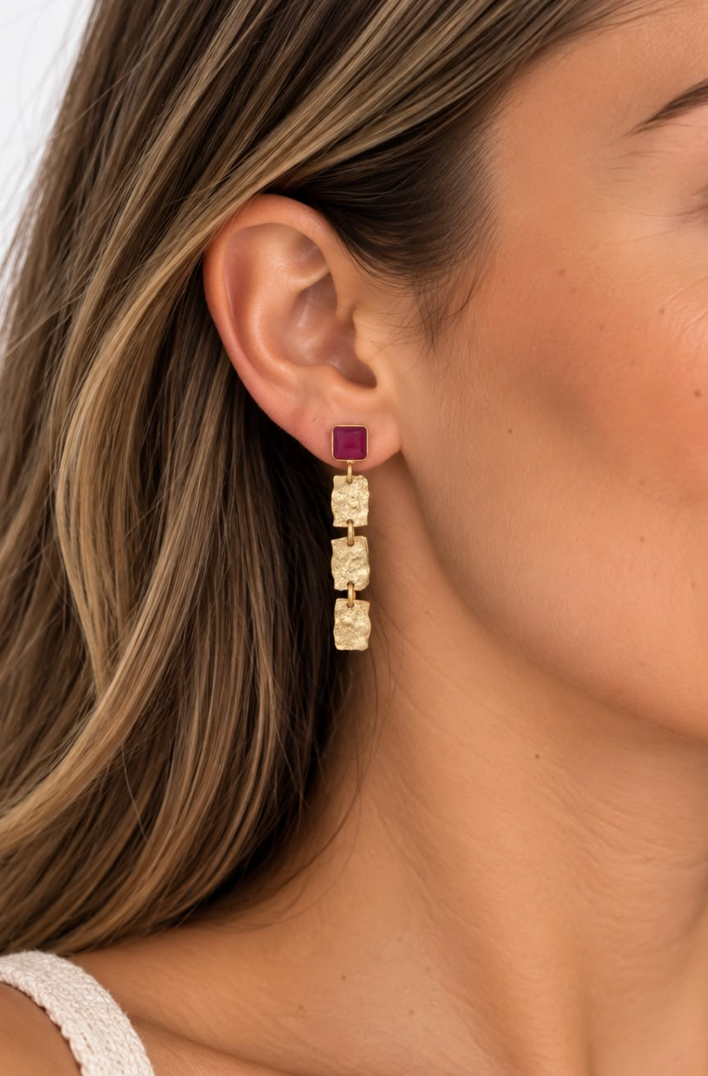 Rivera Ruby Mix Earrings