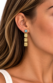 Rivera Amazonite Mix Earrings