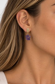 Amara Amethyst Mix Earrings