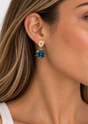 Amara Blue Apatite Earrings