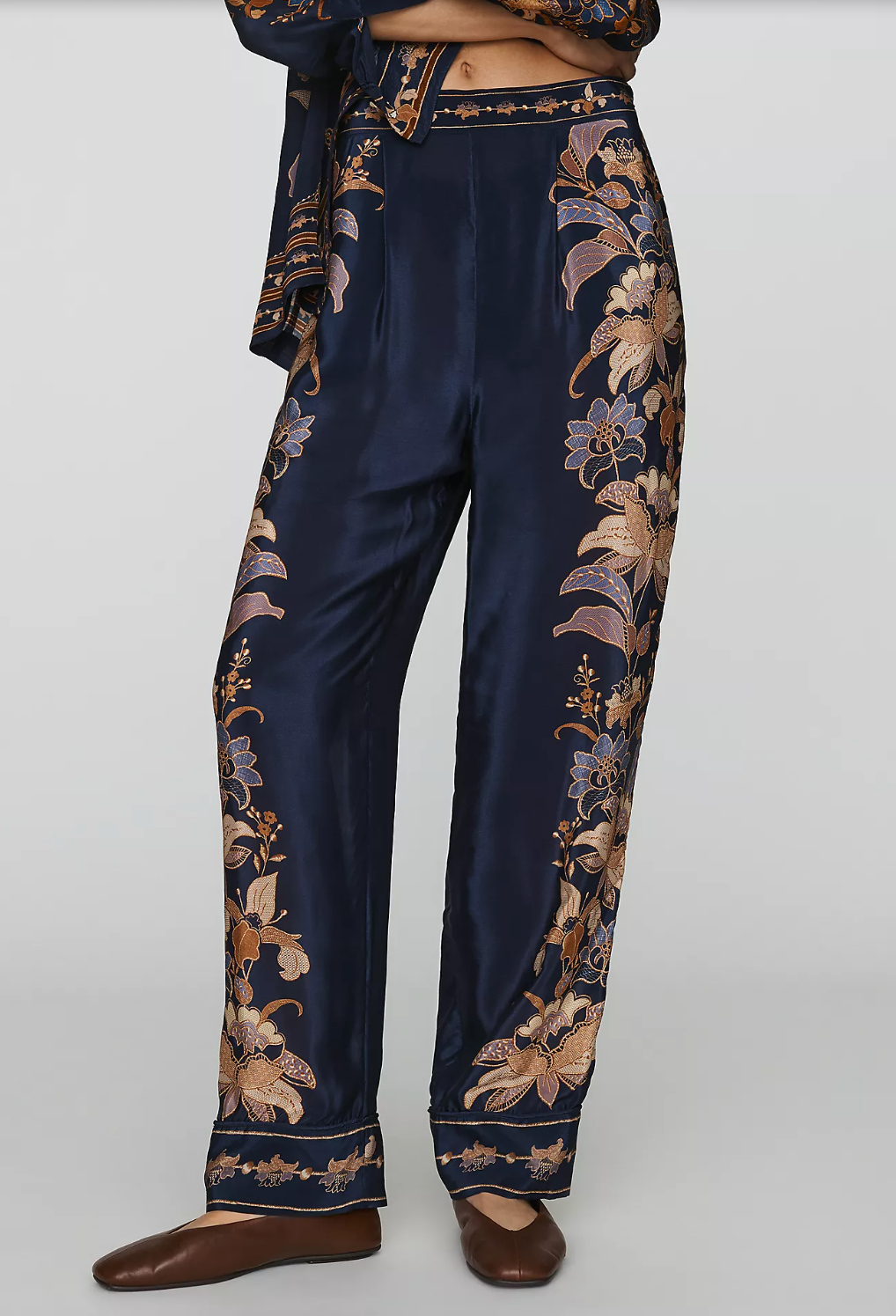 Lara Navy Blue Pajama Pants