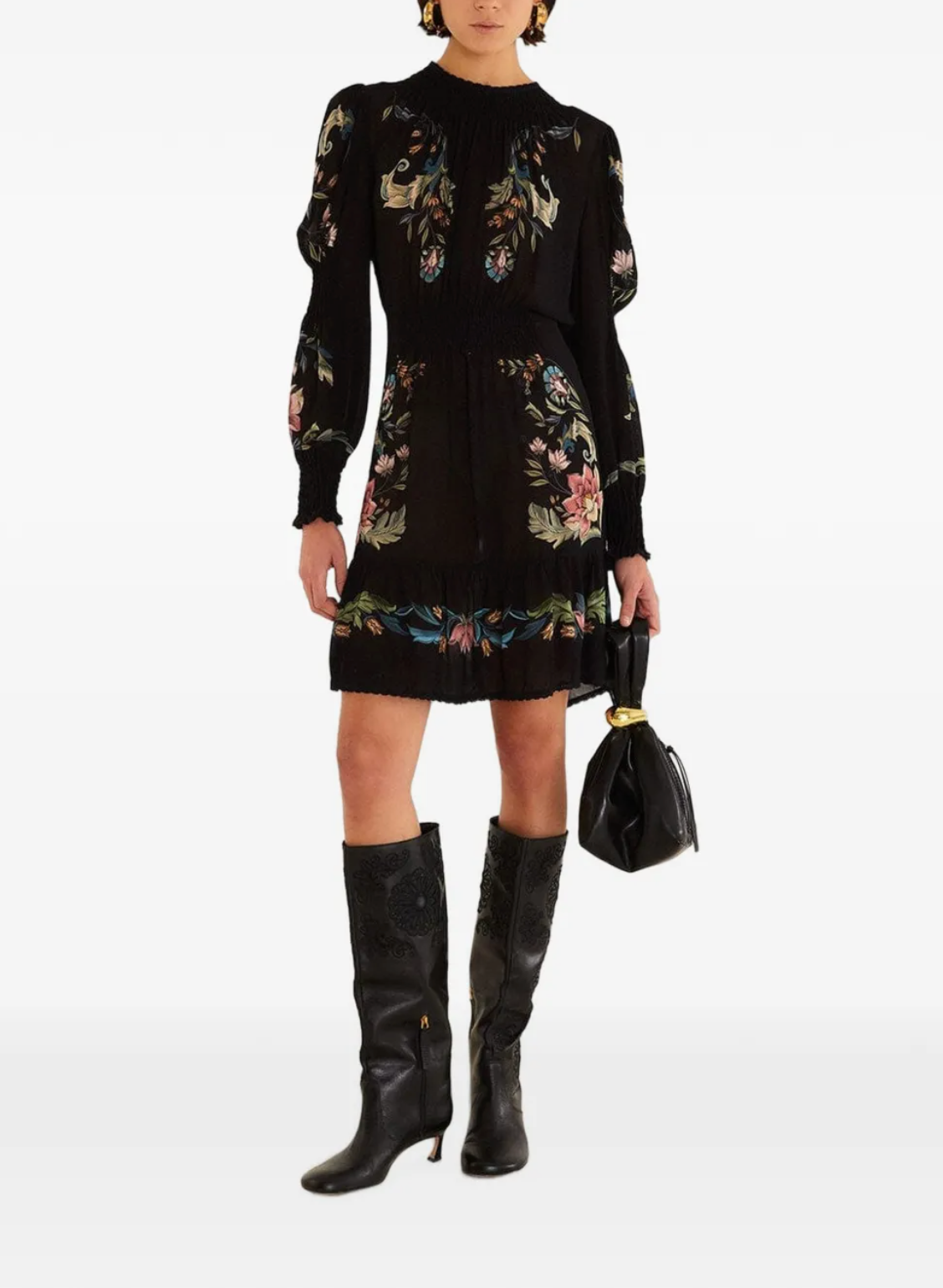 Azucena Black Mini Dress