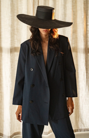 Carvoireo Black Extra Wide Brim