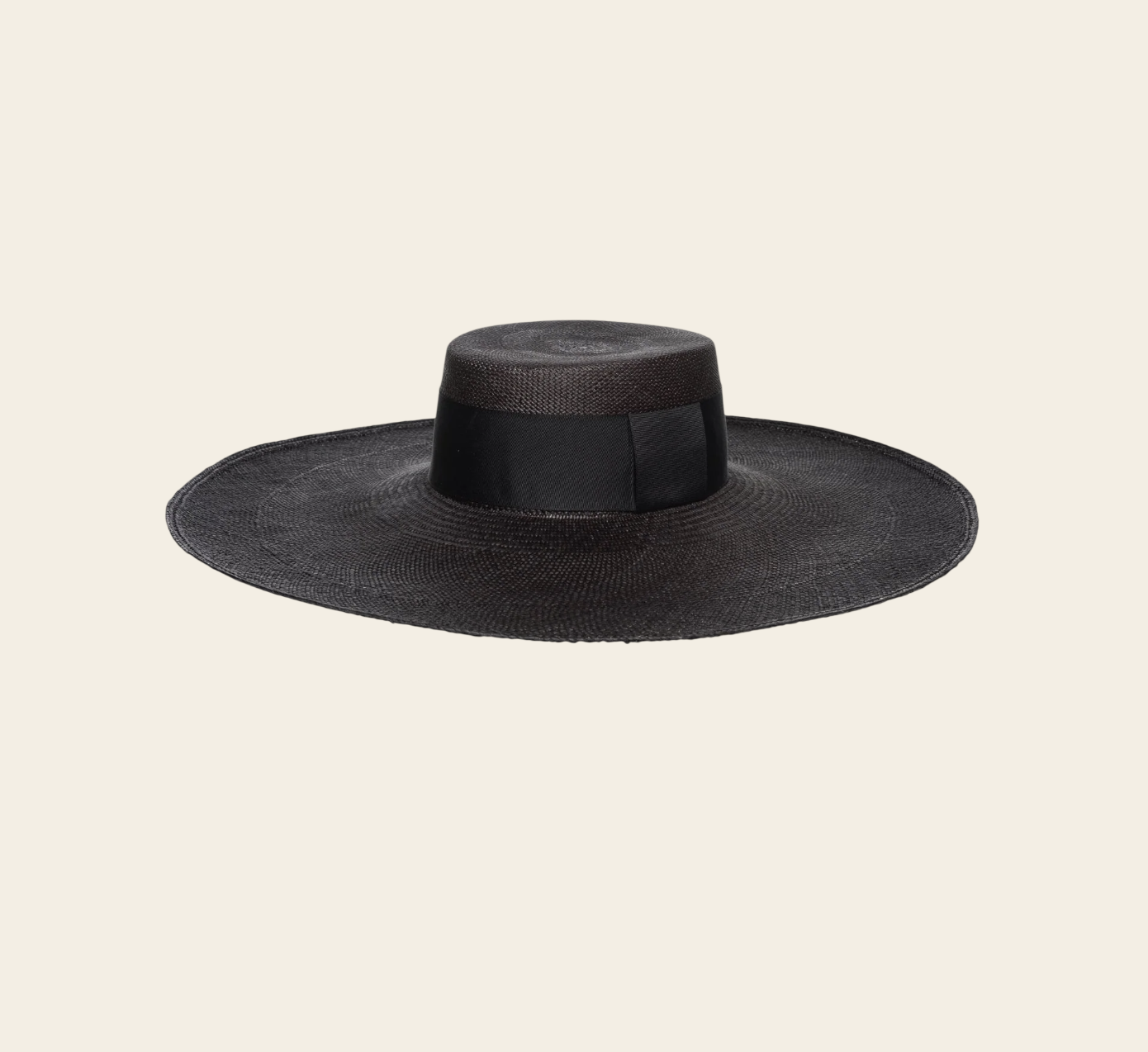 Carvoireo Black Extra Wide Brim
