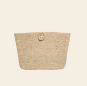 Cobija Straw Crochet Clutch