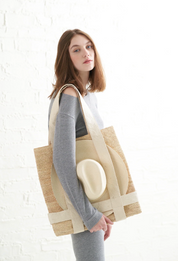 Nativa Straw & Pinatex Hat Bag