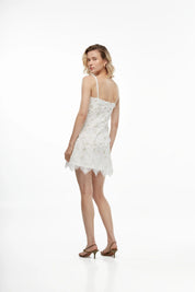 Viole White Mini Dress