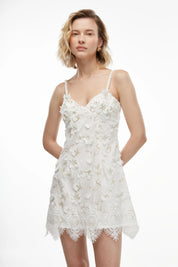 Viole White Mini Dress