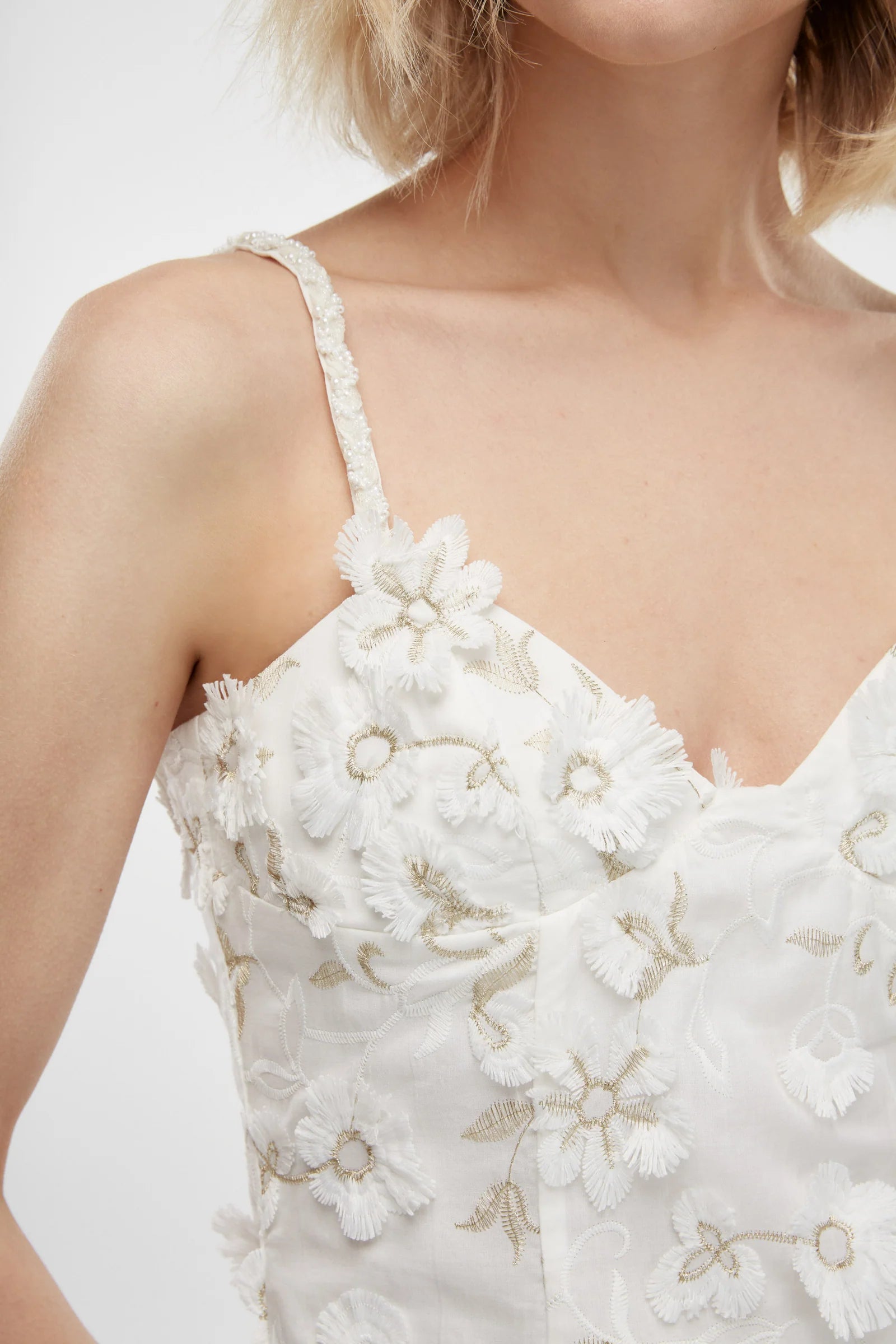 Viole White Mini Dress