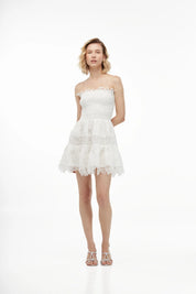 Brissa White Mini Dress