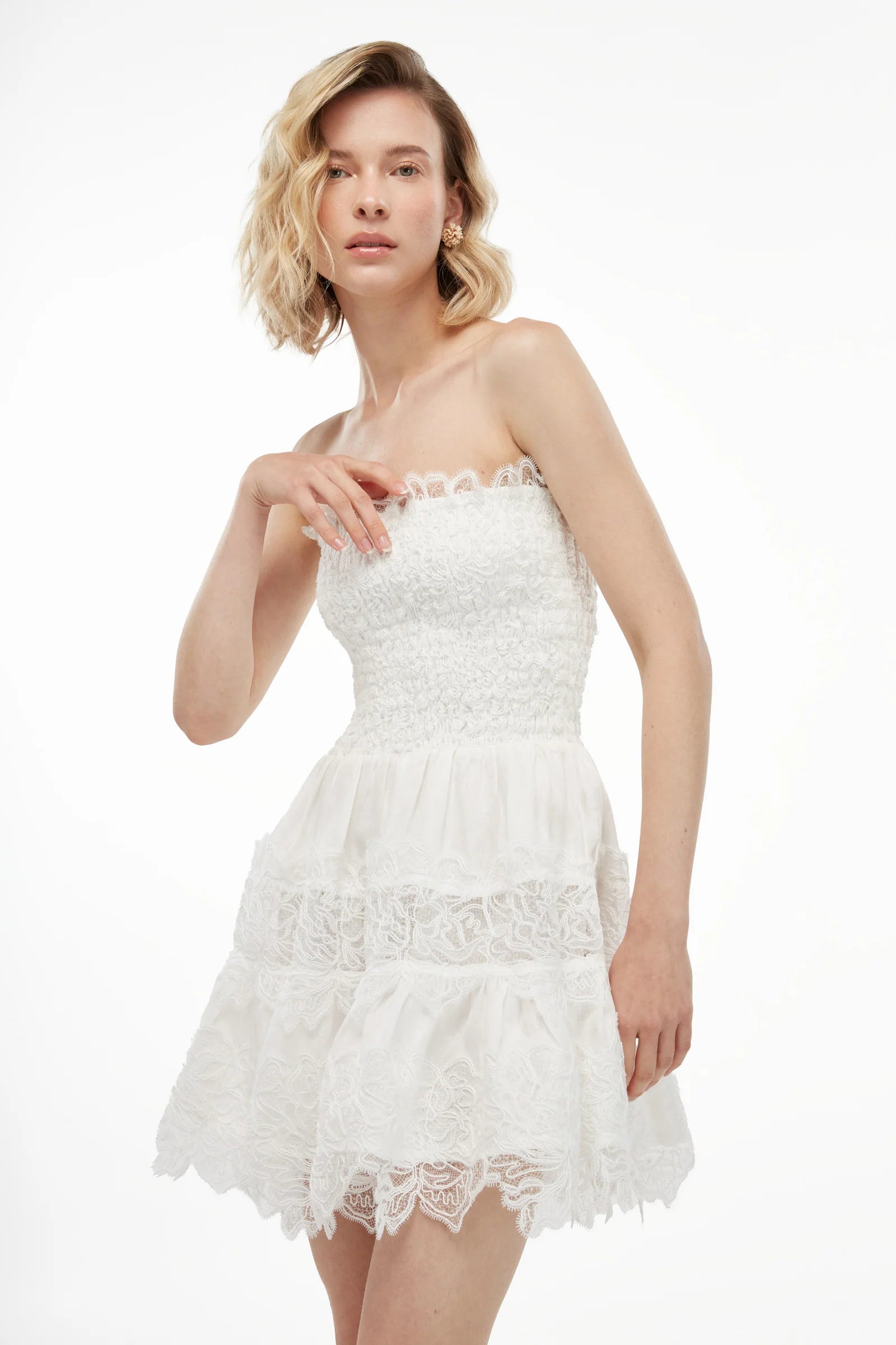 Brissa White Mini Dress