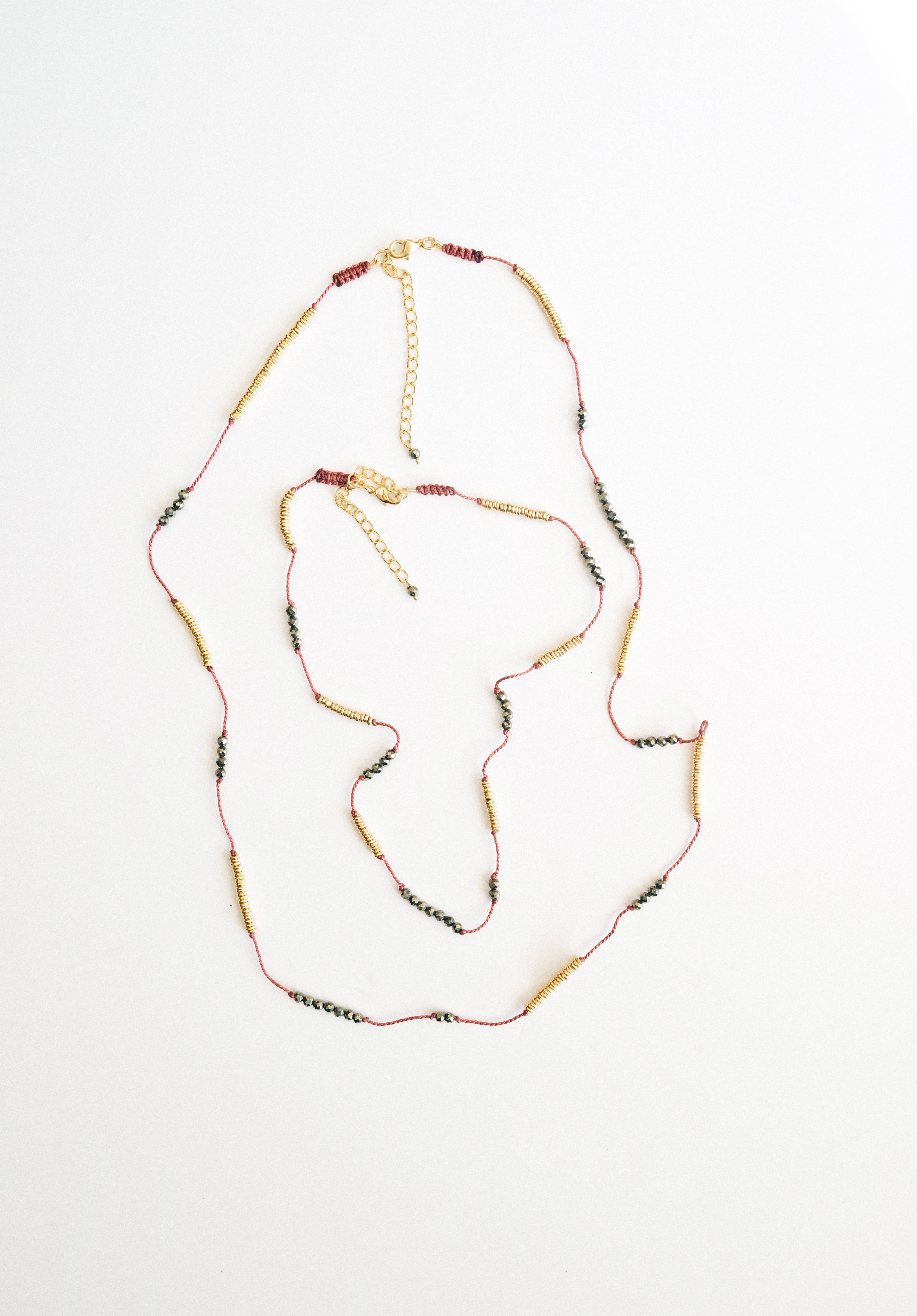 Large Chennai Pyrite Necklace