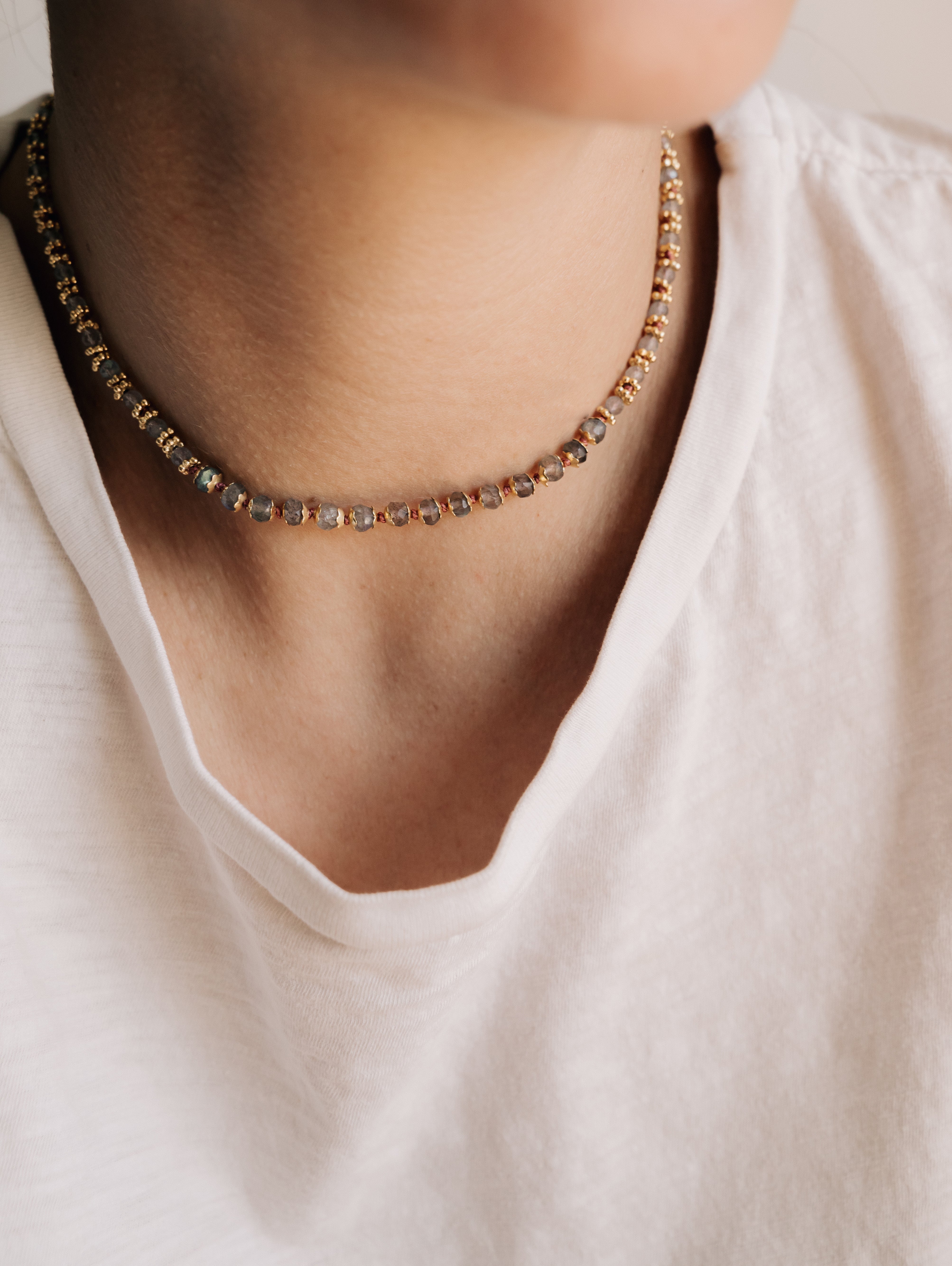 Risha Labradorite Necklace