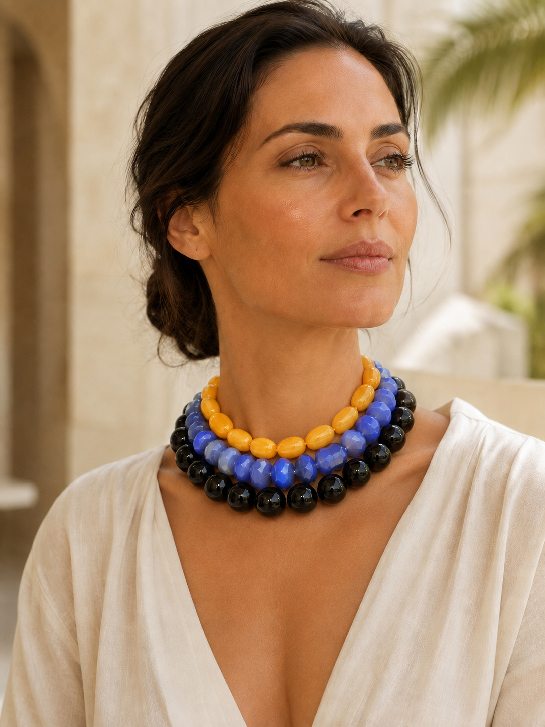 Collar Cobalto Ambar