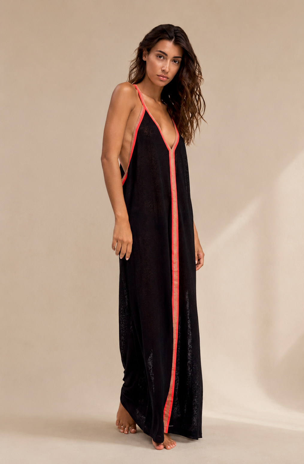 Inca Sundress Black Red