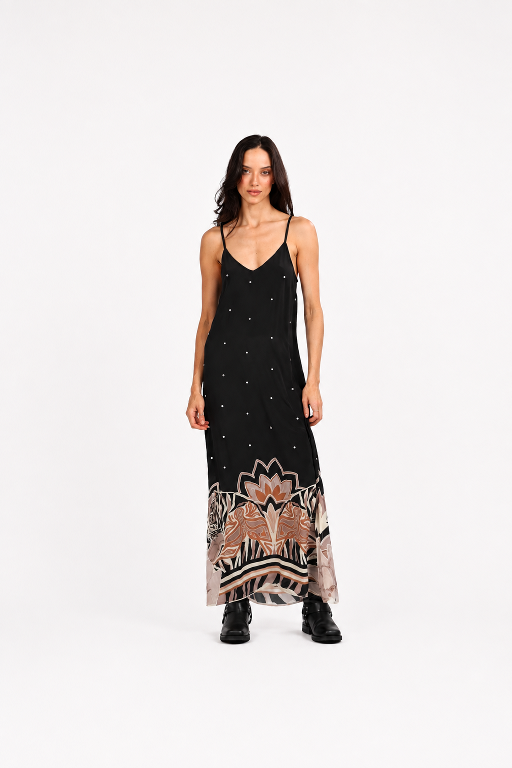 Silk Dress Tiger Eclipse