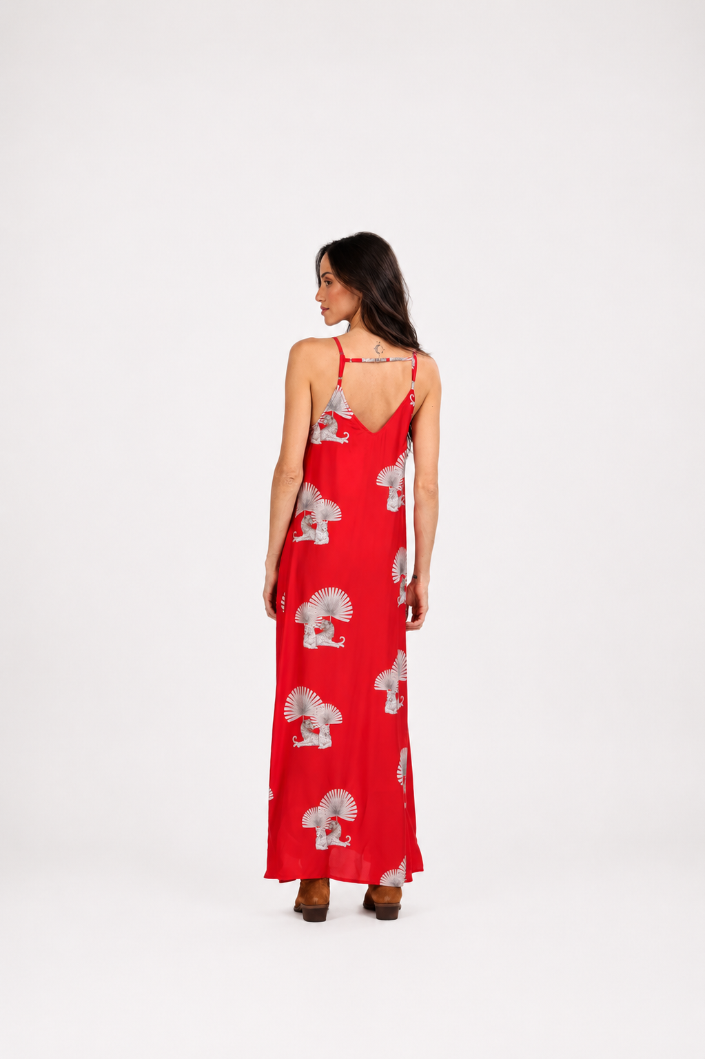 Dress Cleo Panther Red