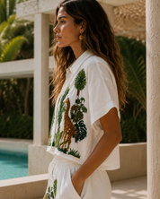 Natural Bondi Giraffe Short Shirt