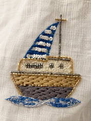 White Boat Short Shirt