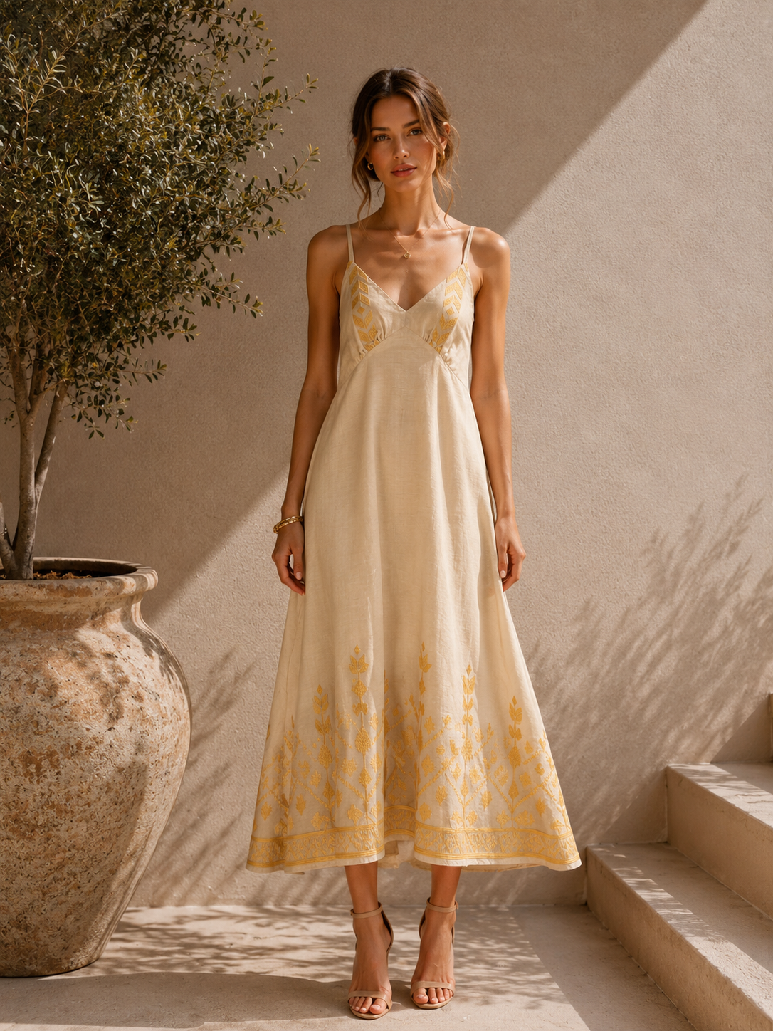 S26K-2043199 Dress Maxi Strappy