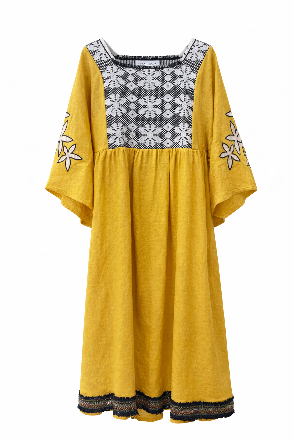 Jane Long Dress Yellow