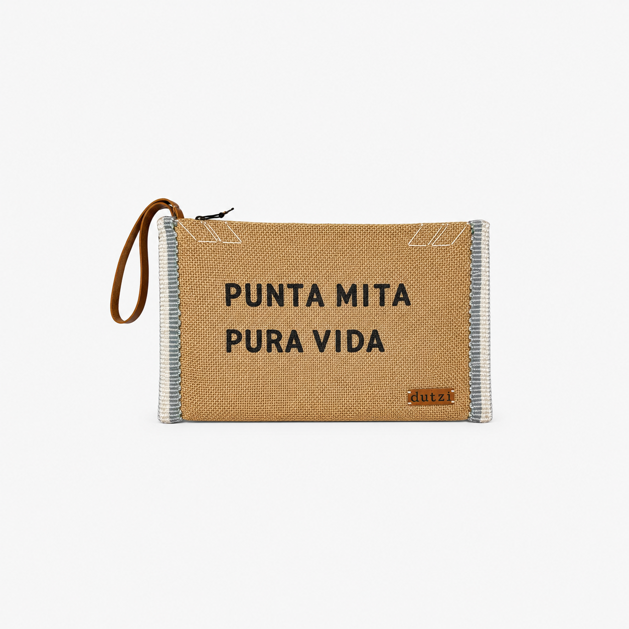 Vintage Burlap Sinaloa Pouch
