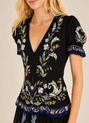 Natalia Black Maxi Dress