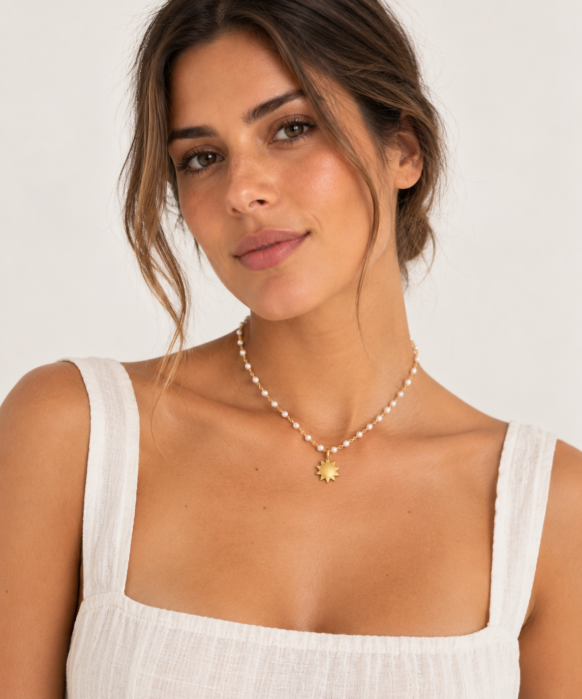 Solecito moonstone Necklace