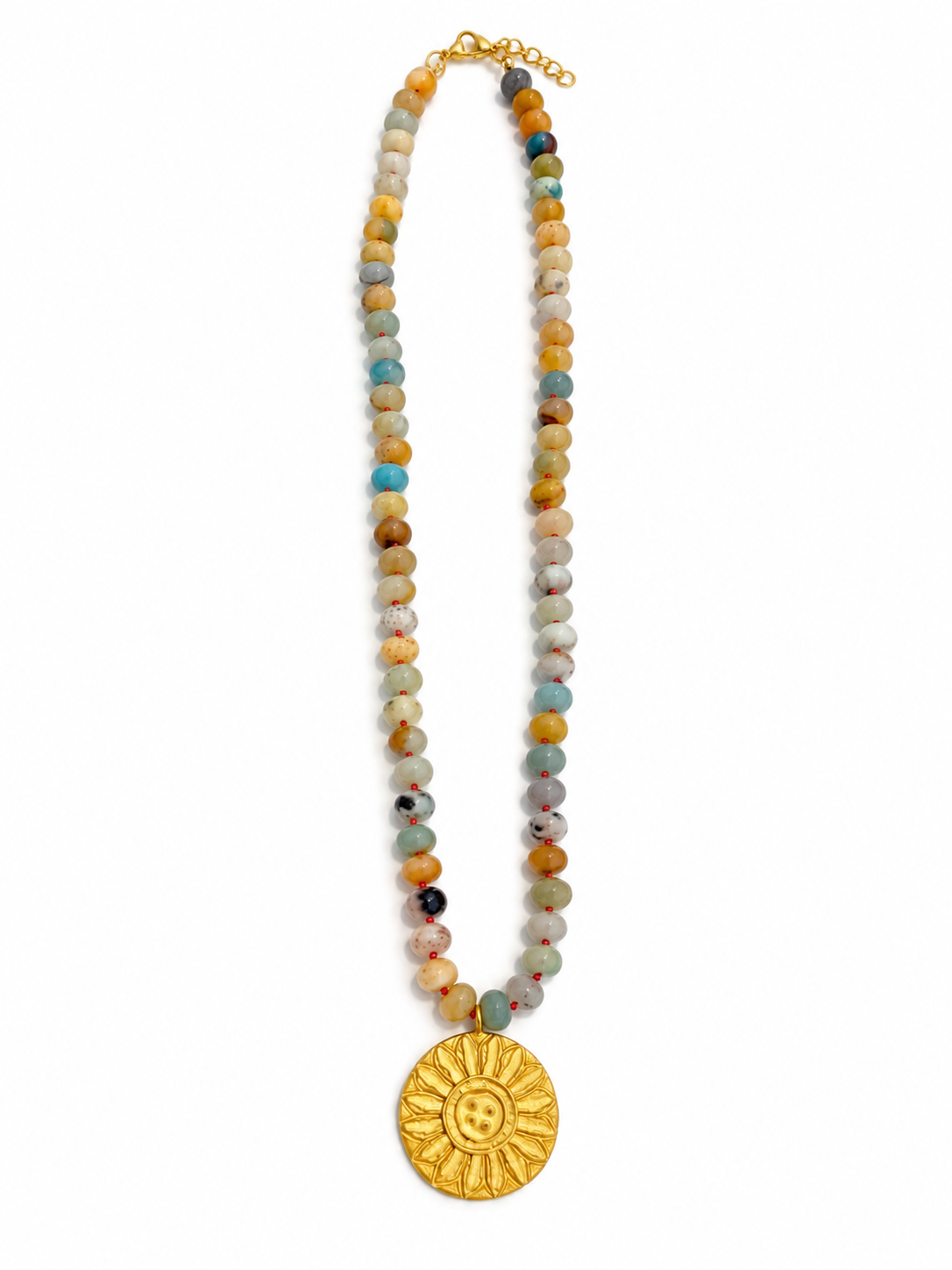 Flower Amazonita Necklace