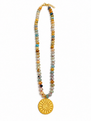 Flower Amazonita Necklace