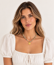 Flower Amazonita Necklace
