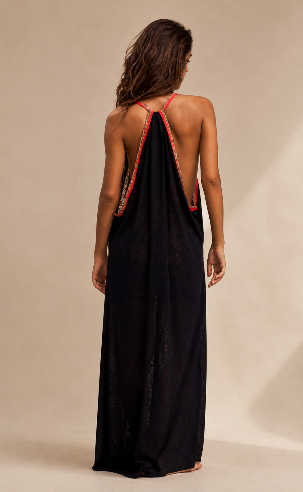 Inca Sundress Black Red