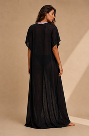 Inca Abaya Black-White
