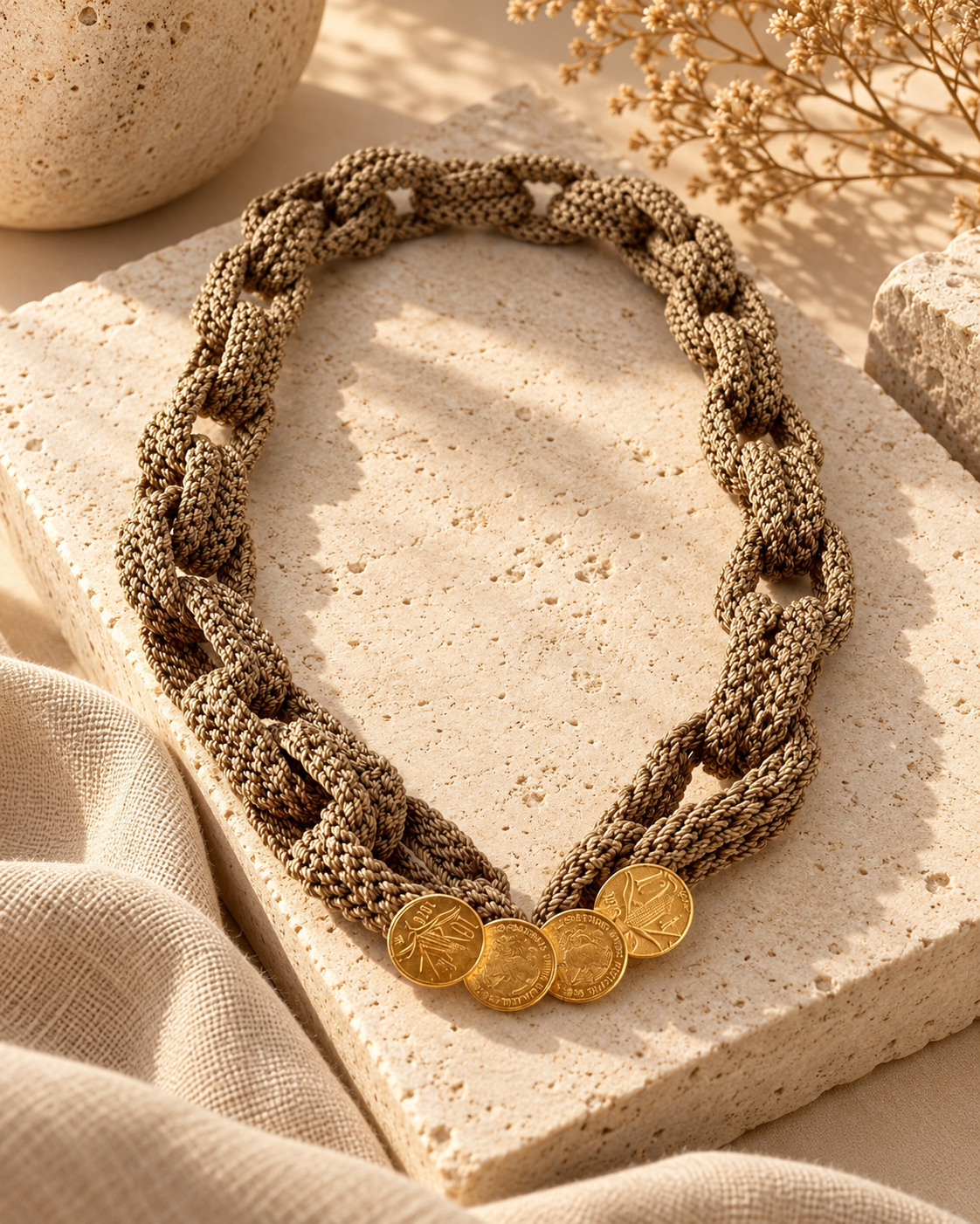 Collar Eslabones Luna