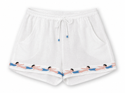 White Hudson Swin Shorts