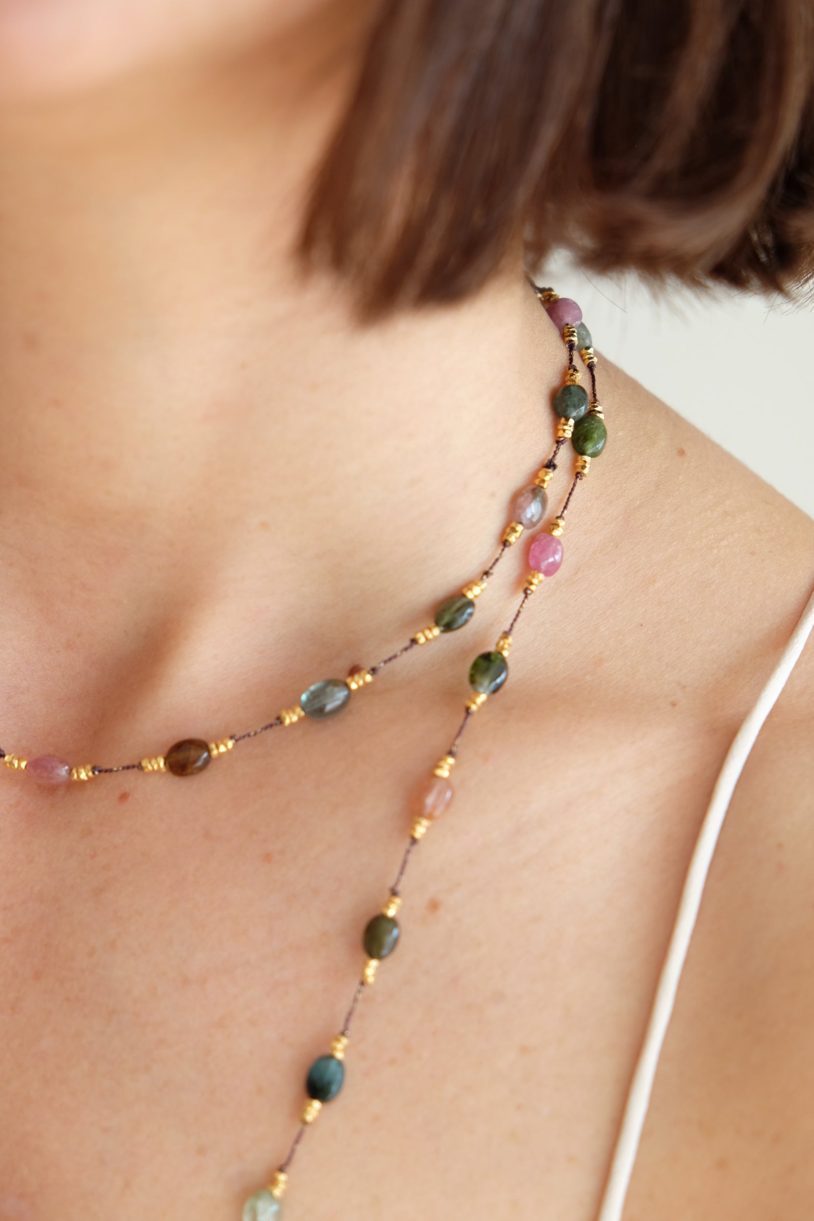 Large Igat Tourmaline Necklace