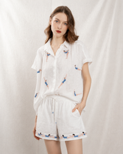 White Hudson Swin Shorts
