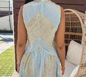 3103101 Ciel Gold Triangle Classic Short Dress